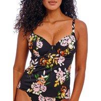 Freya Women's Twilight Soul Tankini Top in Black | Size: 34FF