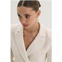 Elk & Bloom Women's Thick 18K Gold Link Chain Necklace