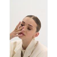 Elk & Bloom Women's Thick 18K Gold Wheat Signet Ring