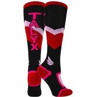 TALYX Girl's Cushioned Thermal Winter Ski Socks in Black | Size: 7-10 Years