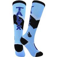 TALYX Boy's Cushioned Thermal Winter Ski Socks in Light Blue | Size: 4-6 Years