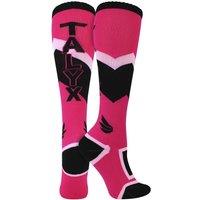 TALYX Girl's Cushioned Thermal Winter Ski Socks in Bright Pink | Size: 4-6 Years