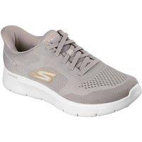 Skechers Men's Go Walk Flex Trainers in Taupe | Size: 10