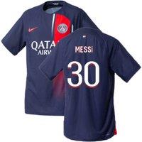 PSG Men's Mens 2023 - 2024 Home Match Authentic Shirt - Messi 30 in Navy | Size: Medium
