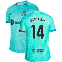 FC Barcelona Men's Mens 2023 - 2024 Third Shirt - Joao Felix 14 in Blue | Size: 2XL