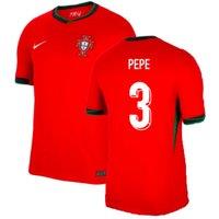 Portugal Men's Mens 2024 - 2025 Home Shirt - Pepe 3 in Red | Size: XL
