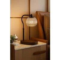 Living and Home Dimmable Candle Warmer Lamp with Timer in Black
