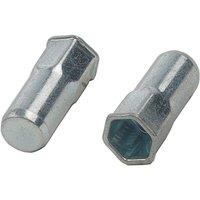 JRP Riveting Products M5 x 18.0 Steel Rivet Nuts in Silver
