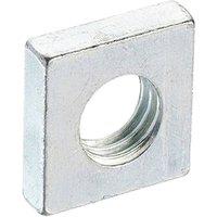 Unifix Class 6 Square Roofing Nuts Bzp M6 x 1.00 in Silver
