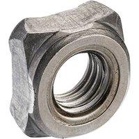 Unifix Grade A Square Weld Nuts M10 x 1.50 in Silver