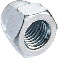 Unifix Class 6 Dome Nuts BZP DIN 1587 M8 x 1.25 in Silver