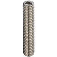 Unifix A2-50 Socket Setscrews M8 x 16 Plain Cup Point in Silver