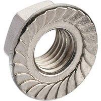 Unifix A2-304 Serrated Flange Nuts M8 x 1.25 Q206923S00800000000 in Silver