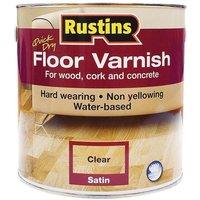 Rustins Floor Varnish Clear Satin 2.5L