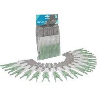 JVL Pack of 48 Large Plastic Pegs