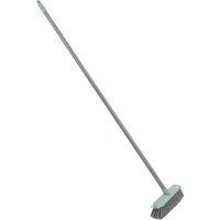 JVL Angled Sweeping Brush Hard Bristles-Grey in Grey