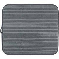 JVL Sesha Dish Drying Mat in Grey