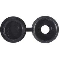 Forgefix Hinged Cover Cap Black No. 6-8 Bag 100