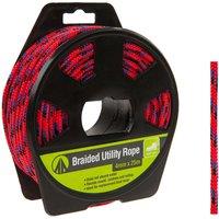 VFM e-Store 25M Utility Rope With Casing Waterproof Mould Resistant x 25m Red