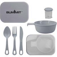 VFM e-Store Summit Mess Set Cutlery, Chop Board, Spice Pot Bowl & Mug Grey