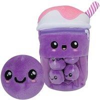 VFM e-Store Boba Tea Soft Toy Cute Plushie Huggable Cuddly Stuffed Toy Gift 25cm in Lilac