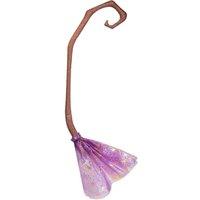 VFM e-Store Crooked Witches Broom Halloween Fancy Dress 88cm x 20cm in Purple | Size: 88 cm x 20 cm
