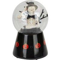 VFM e-Store Halloween Globe Decoration Light up Trinket 17cm x 10cm X 1 in Black | Size: 17 cm x 10 cm