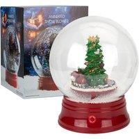 VFM e-Store Christmas Snow Globe Light Up Blower 31cm x 25cm Train X 1 in White | Size: 31 cm x 25 cm