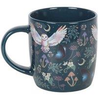KDMD Night Flight All Over Print Ceramic Mug in Teal
