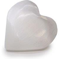 KDMD Selenite Heart - 7-8cm in Grey