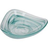 Artesa Emerald Green Glass Serving Bowl, 18cm