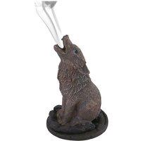 KDMD Wolf Incense Cone Holder in Grey