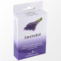 KDMD Set of 12 Packets of Elements Lavender Incense Cones in Purple