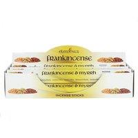 KDMD Set of 6 Packets of Elements Frankincense & Myrrh Incense Sticks in Yellow