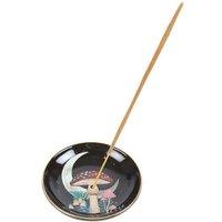 KDMD Forest Mushroom Ceramic Incense Plate in Black