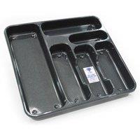 TML Large Cutlery Tray in Dark Grey