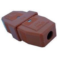 Dencon 10A 2 Pin Nylon Connector in Orange