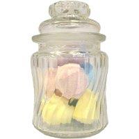 KDMD Swirl Ribs Candy Jar - Multi-Use Kilner Jar for Kitchen & Decor in Clear