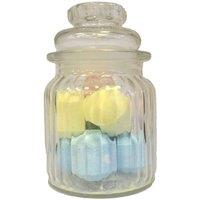 KDMD Vintage Kilner Candy Jar with Vertical Ribs - Multi-Use Storage in Clear