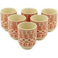 KDMD Herbal Tea Cups - Amber in Red