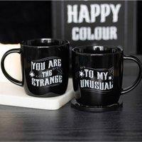 KDMD Strange & Unusual Couples Mug Set in Black