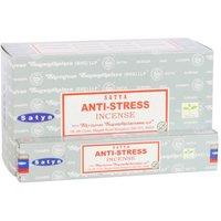 KDMD 12-Pack Anti-Stress Incense Sticks by Satya - Lavender & Vanilla in Brown