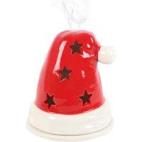 KDMD Santa Hat Incense Cone Burner & Tealight Holder - Festive Home Decor in Red