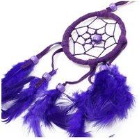 KDMD Bali Dreamcatcher Small Round Turquoise Pink Purple Handcrafted Decor