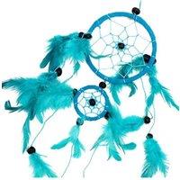 KDMD Bali Dreamcatcher - Medium Round Turq/Pink/Purp with Legend Card