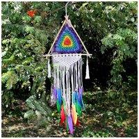 KDMD Bali Dream Catchers - Med Multi Pyramid