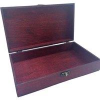 KDMD Tan Tea & Gift Hamper Box - Stylish, Durable Gift & Storage Solution in Burgundy