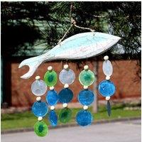 KDMD Aqua Fish Carving with Copis Drop - Marine-Inspired Decor Accent