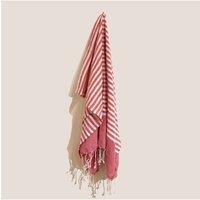 KDMD Hot Pink Cotton Pario Towel - Handcrafted Indian Wrap & Beach Towel