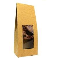 KDMD Tall Window Box 23x9.2x6.5cm - Flat Pack Gift Box for Jewelry & Gifts in Brown | Size: 23x9.2x6.5 cm